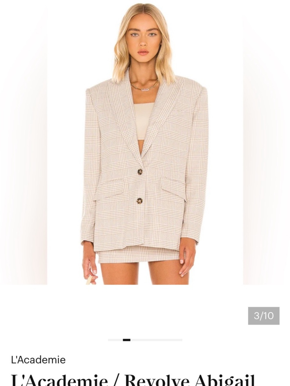 NWT L'Academie Abigail Blazer.